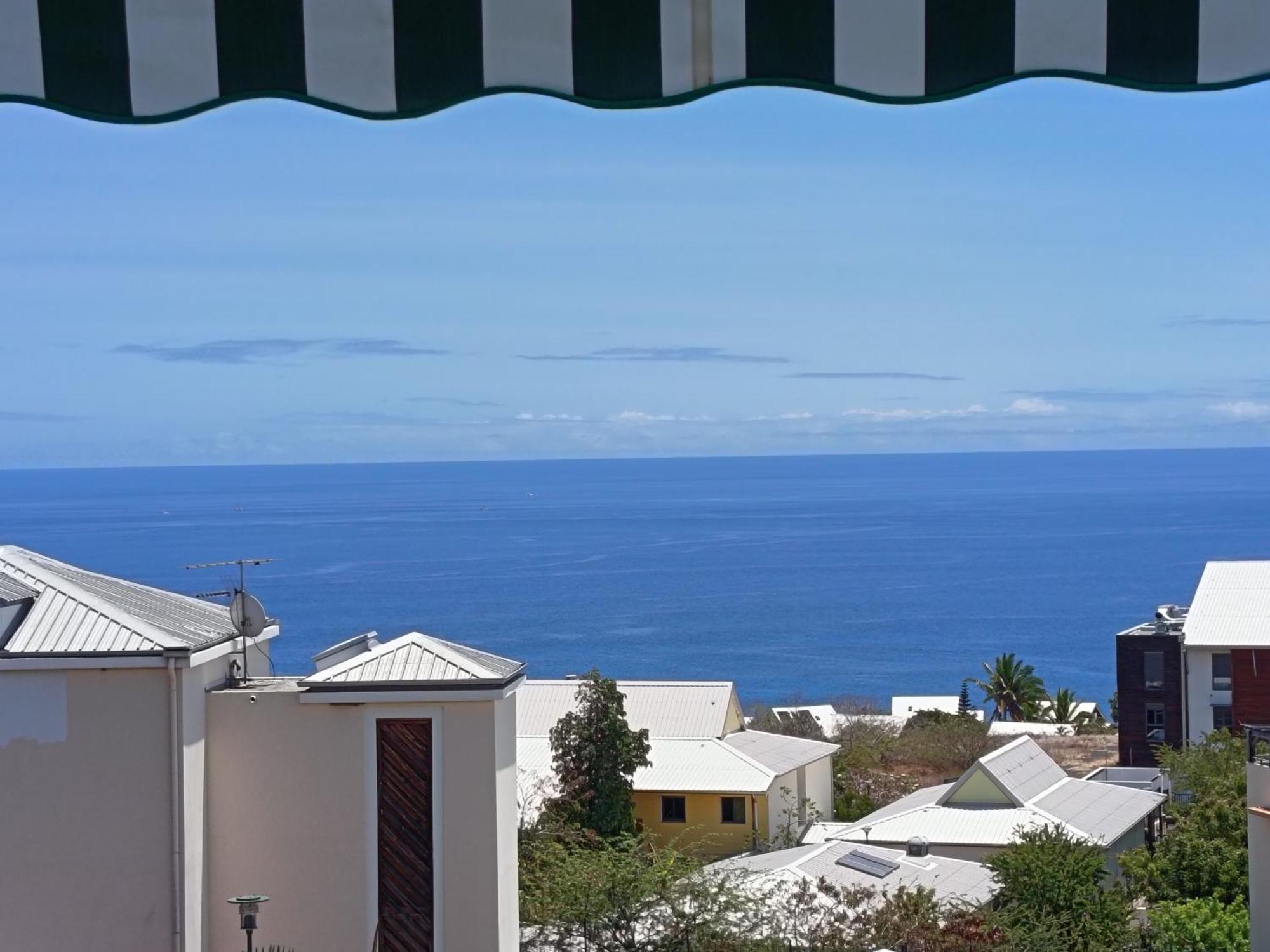 Ferienwohnung Beau T3 Litchi Vue Ocean Piscine Saint-Gilles-les-Bains Exterior foto