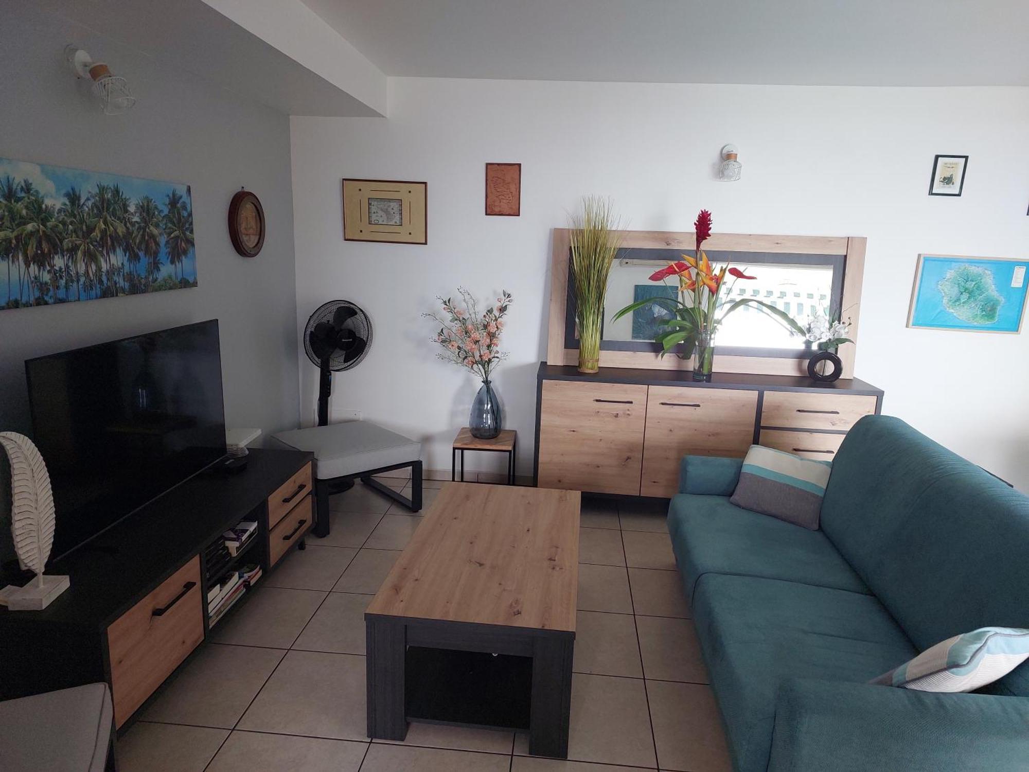 Ferienwohnung Beau T3 Litchi Vue Ocean Piscine Saint-Gilles-les-Bains Exterior foto